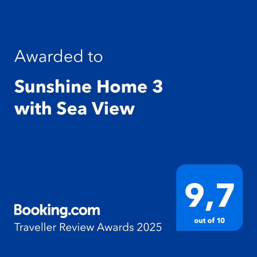 Sunshine Home 3 With Sea View Alepou Dış mekan fotoğraf